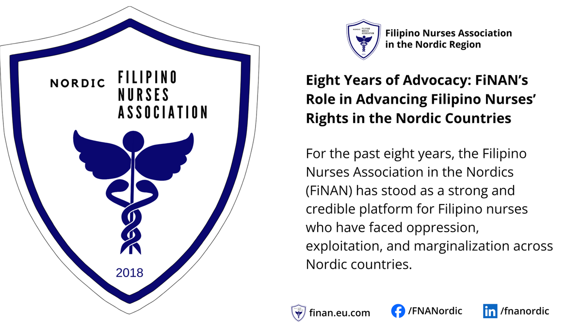 Eight Years of Advocacy: FiNAN’s Commitment to Filipino Nurses in the Nordics