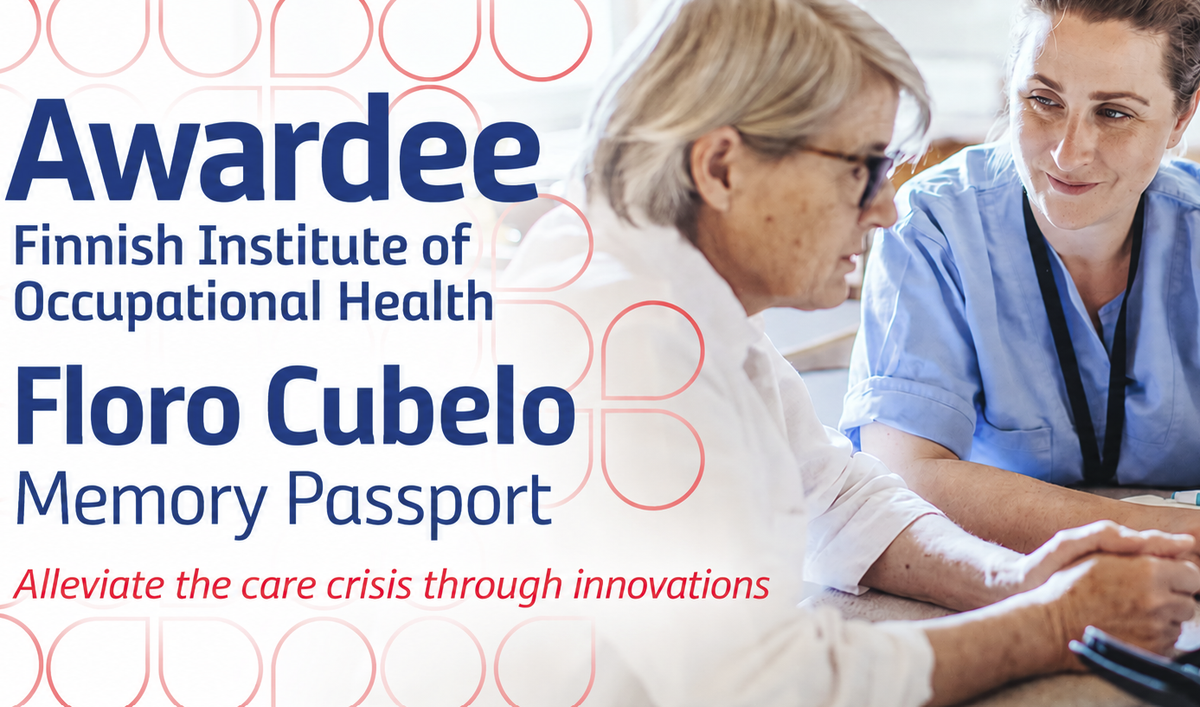 Floro Cubelo Among 36 Future of Care Work Awardees in Finland — the Only Awardee of Foreign Background