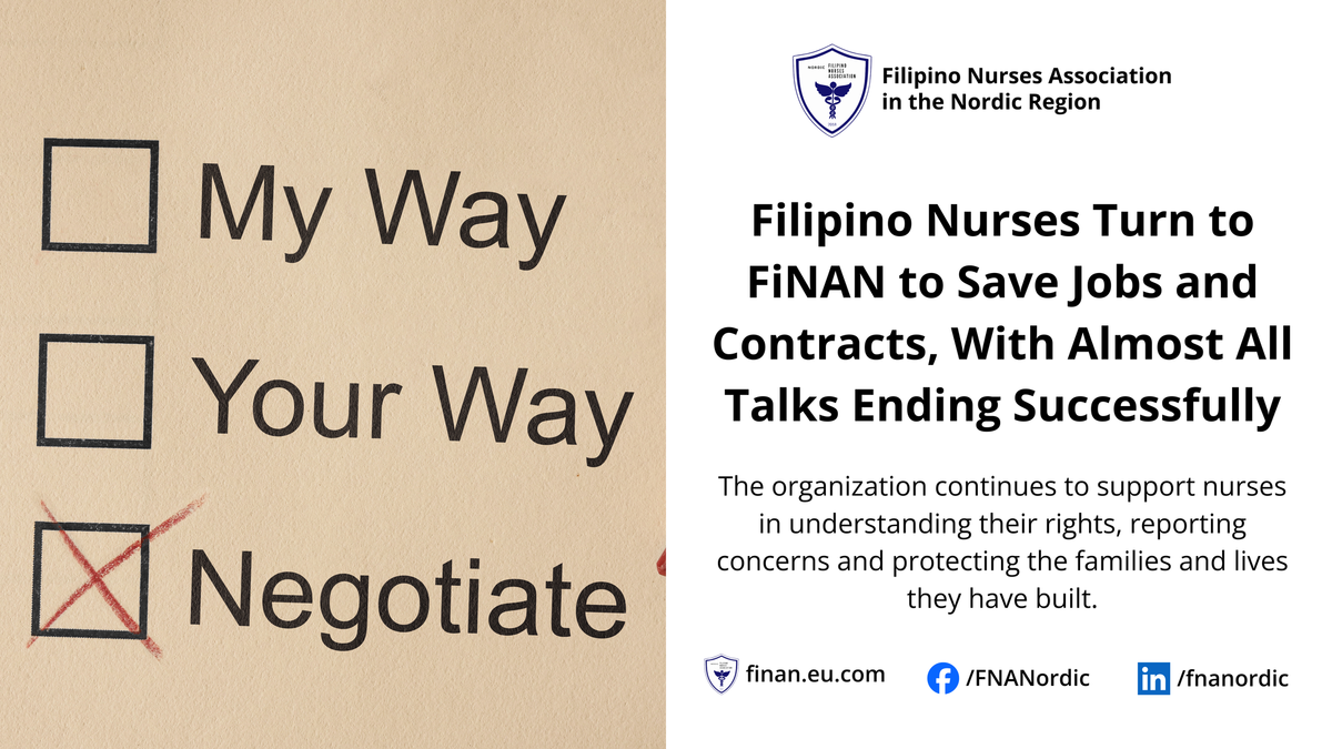 Filipino Nurses Turn to FiNAN to Save Jobs and Contracts, With Almost All Talks Ending Successfully