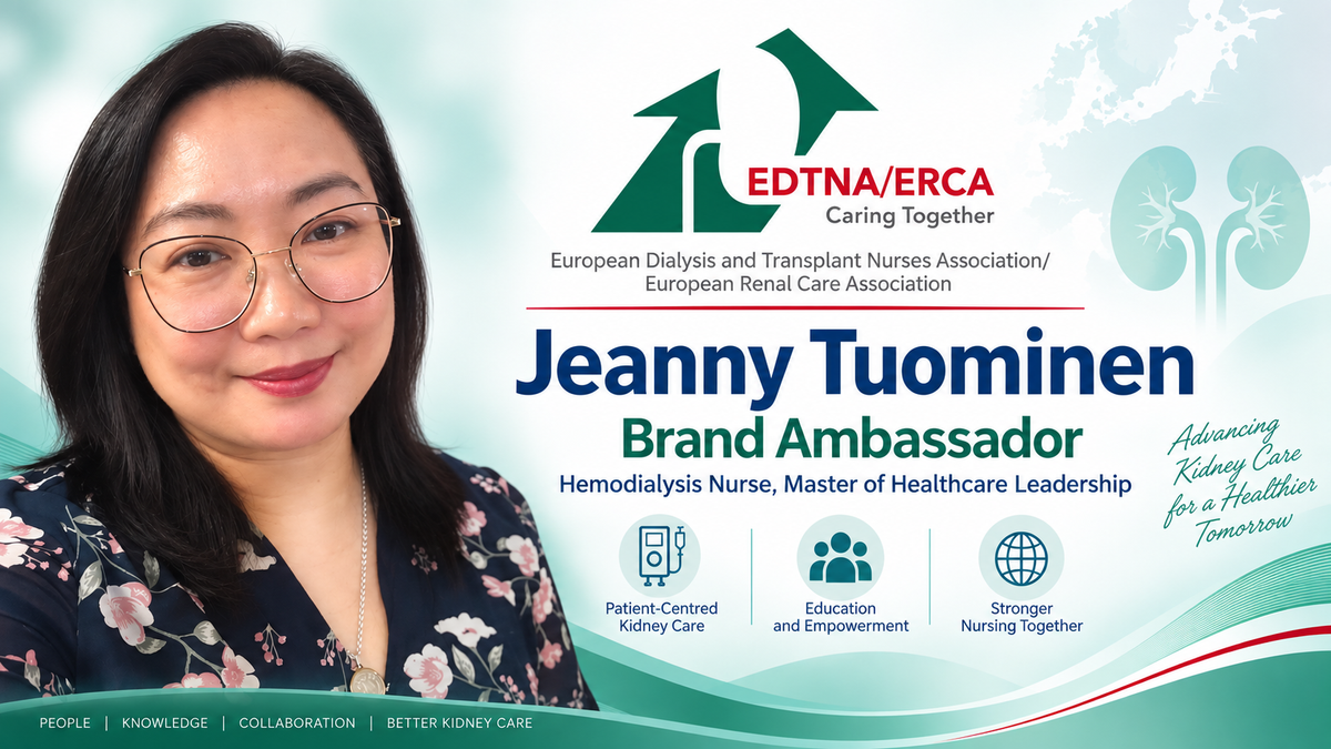 FiNAN Representative Jeanny Mae Tuominen Selected as EDTNA/ERCA Brand Ambassador