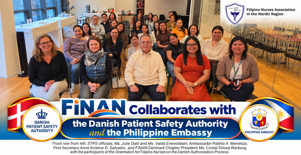 FiNAN Collaborates with the Danish Patient Safety Authority and the Philippine Embassy in Denmark to Support Filipino Nurses Seeking Danish Authorization