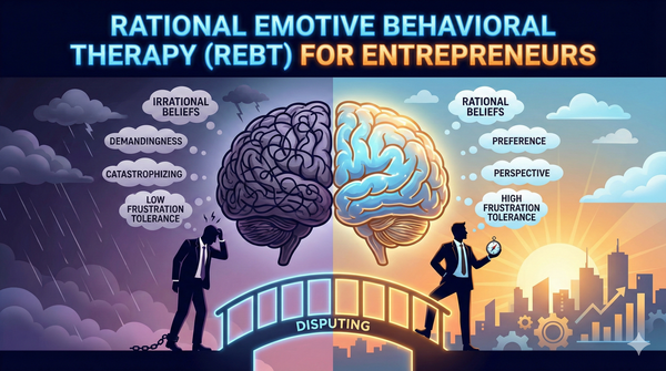 Rational Emotive Behavioral Therapy (REBT) for Entrepreneurs