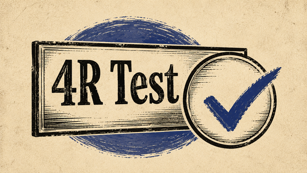 The 4R Model Test: How to Tell If a New AI Model Is Worth Your Time
