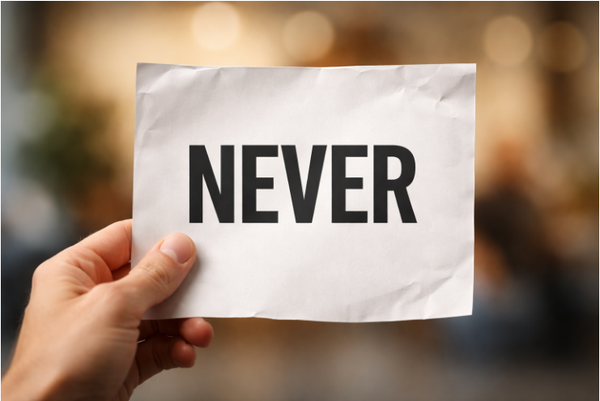 Never: On Conflict Advice That Only Works Half the Time