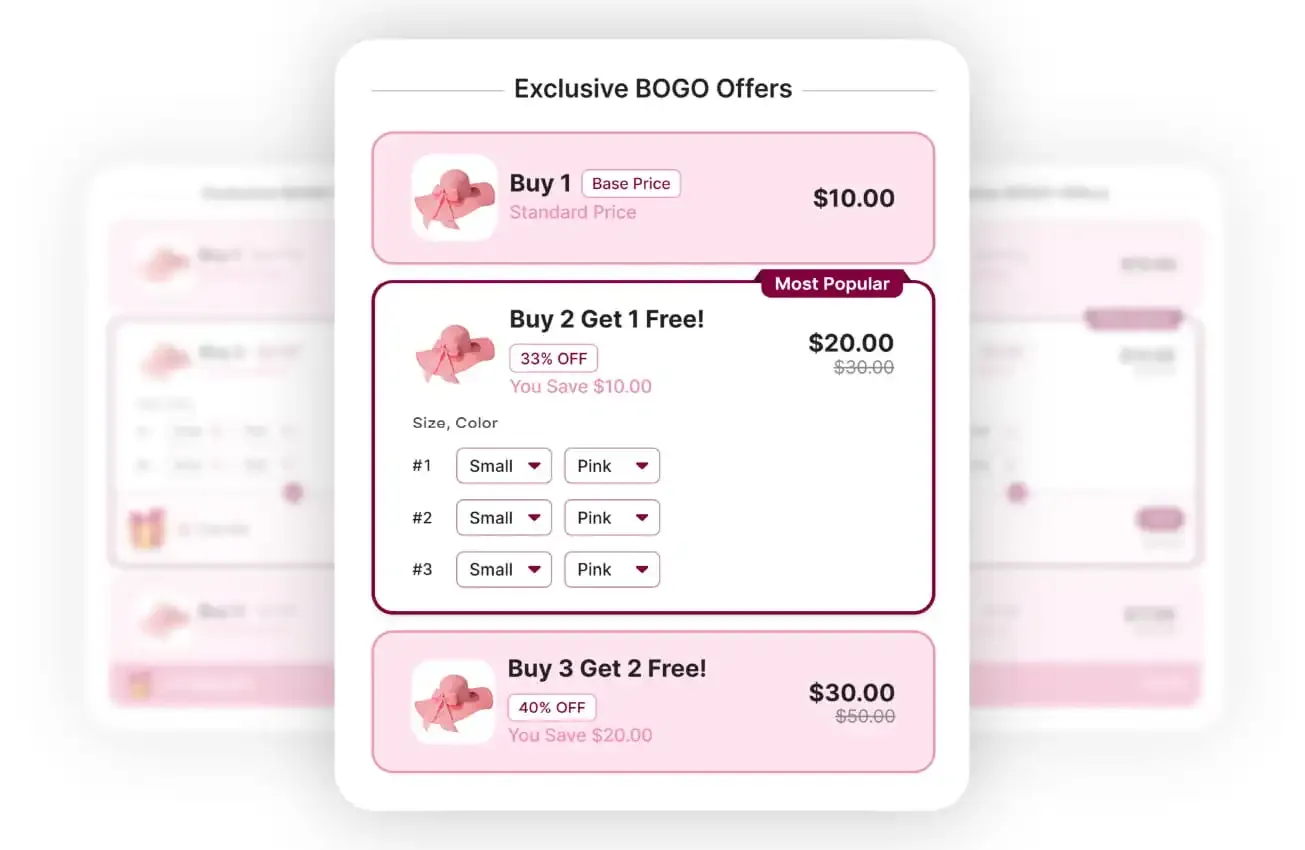 BOGO offers