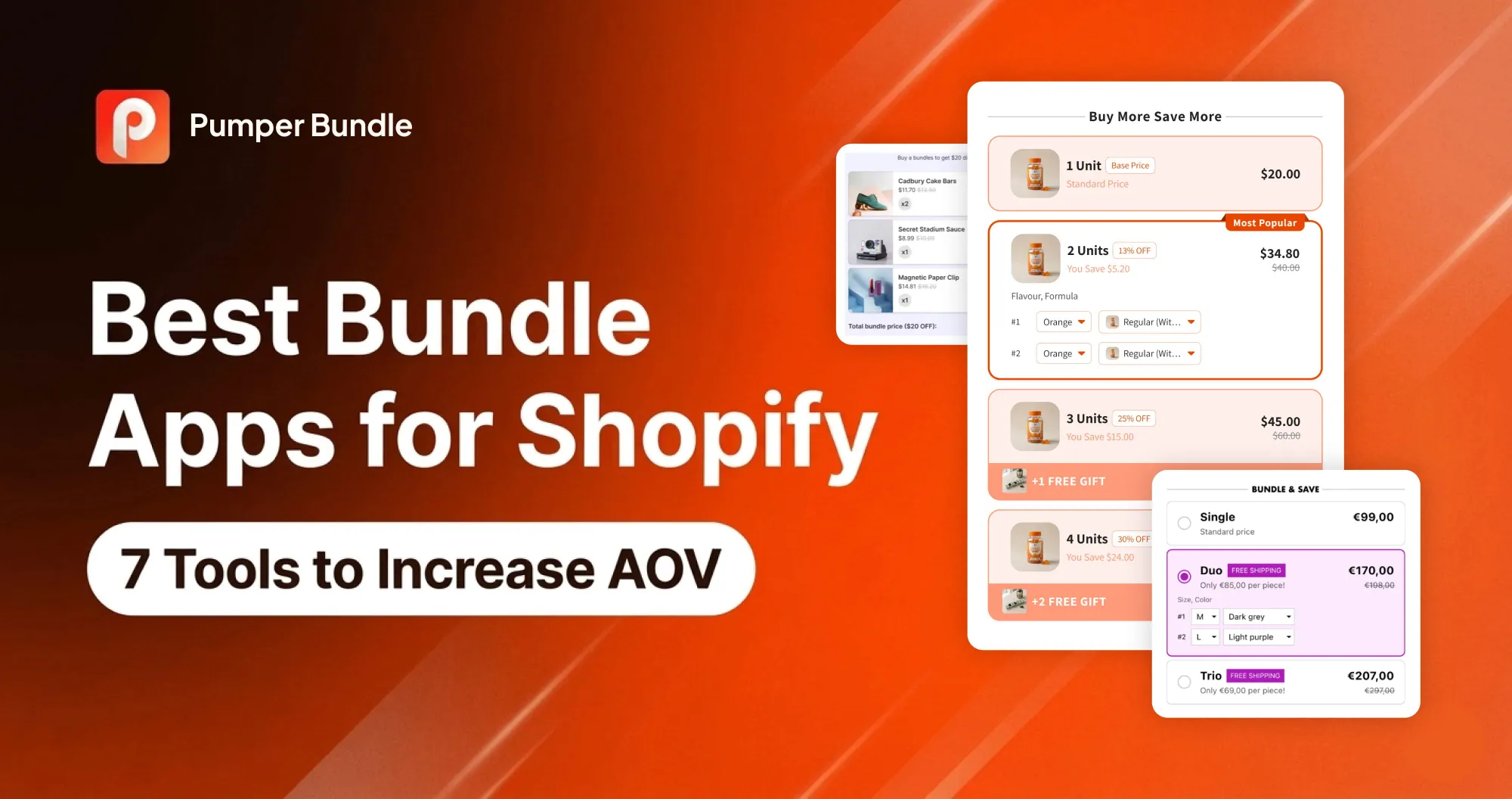 Best Bundle Apps for Shopify: 7 Tools to Increase AOV