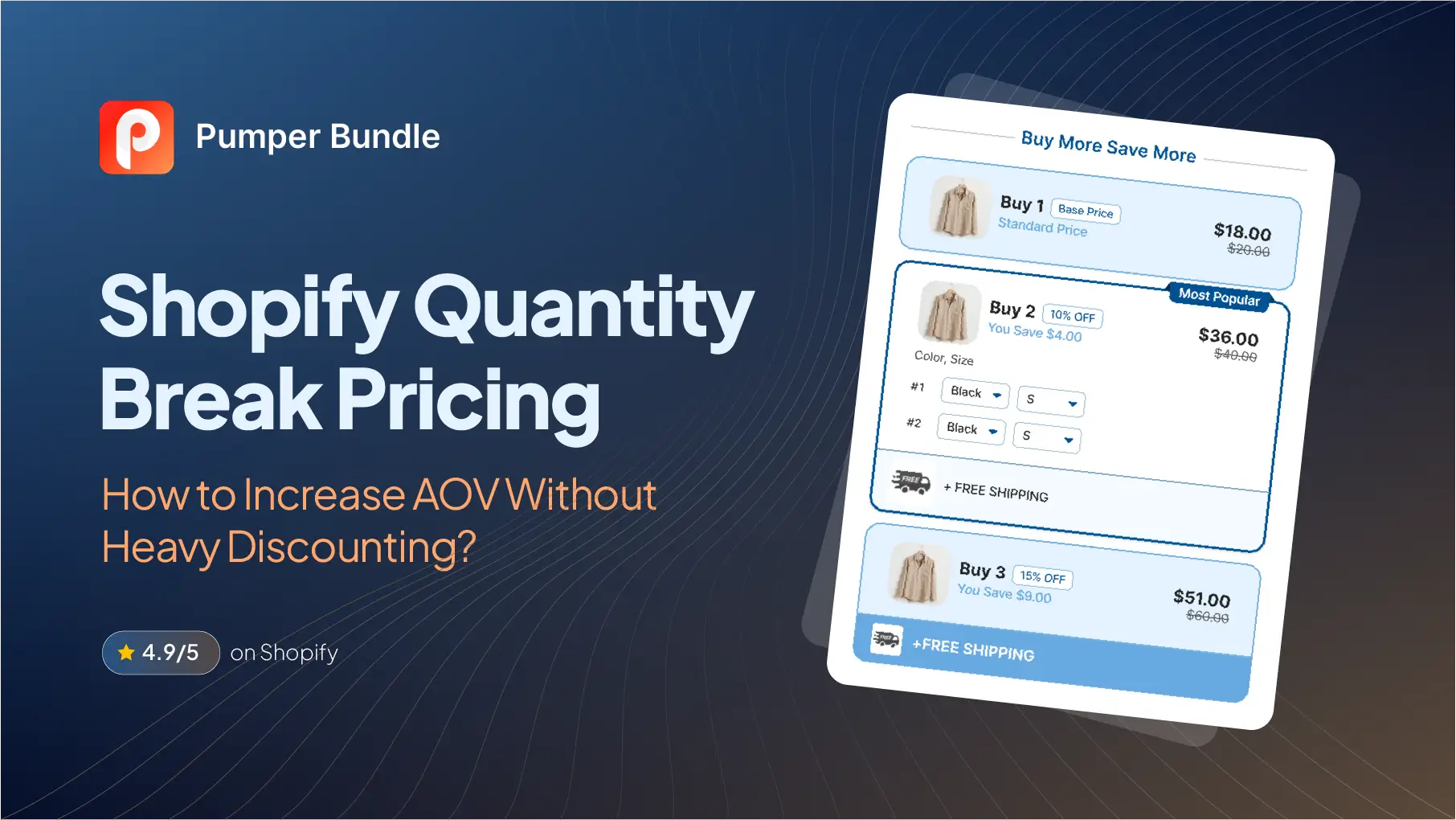 Quantity Break Pricing: How to Increase AOV Without Heavy Discounting