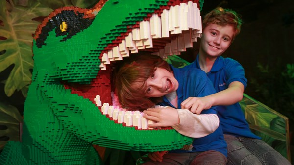 Lego Land's new Dino Explorer exhibit in Mesa, Arizona