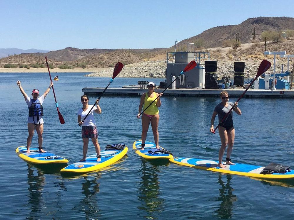 Learn how to paddleboard in Arizona