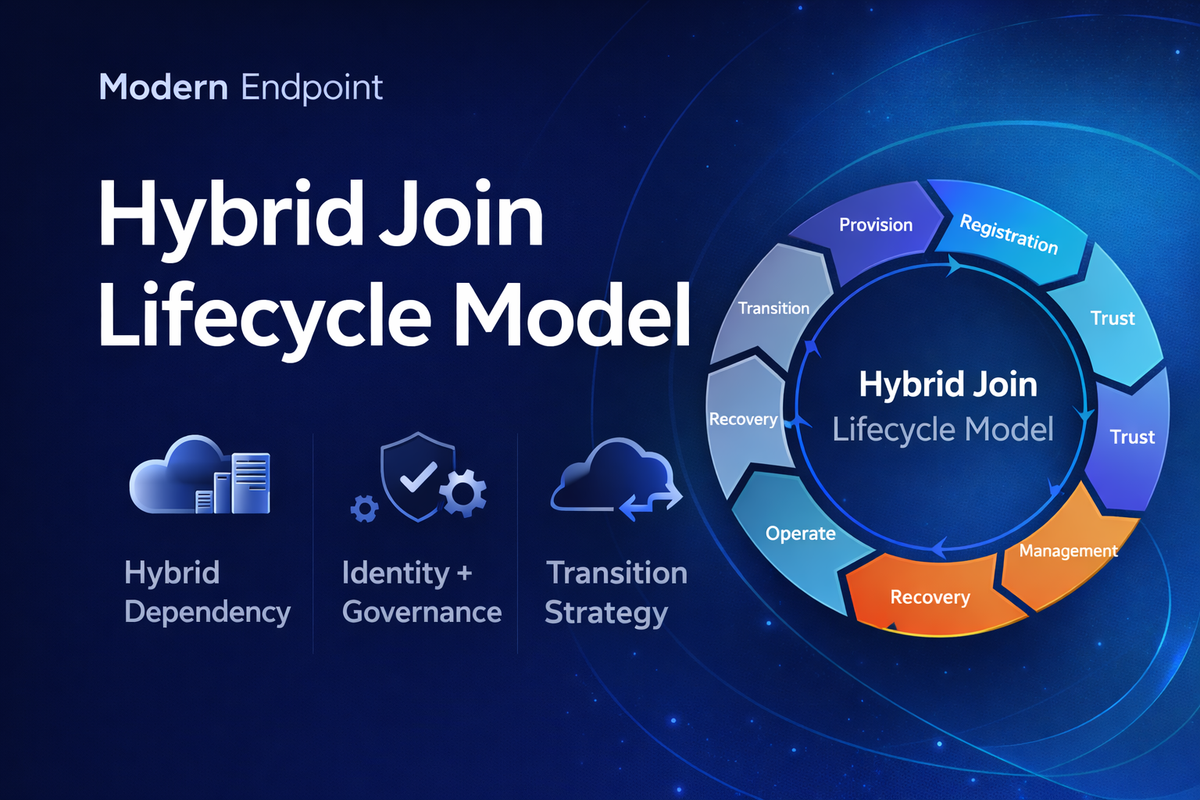Hybrid Join Lifecycle Model