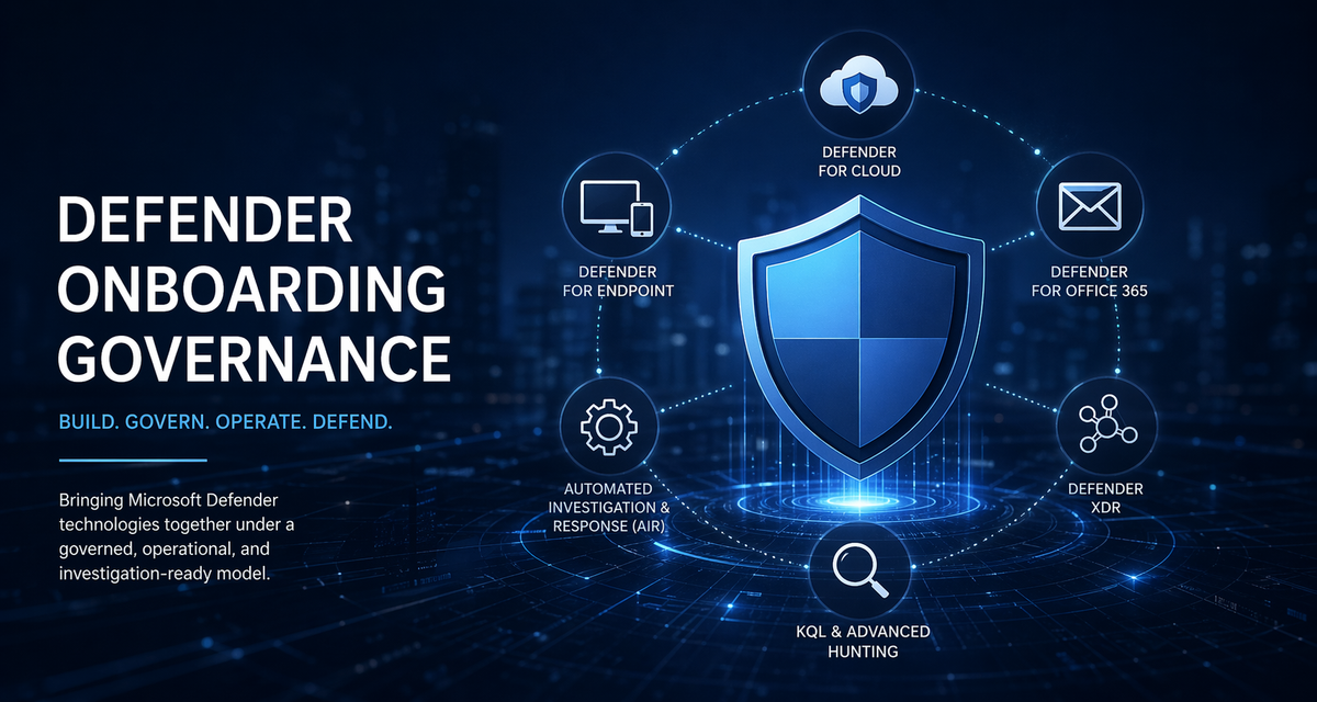 Defender Onboarding Governance