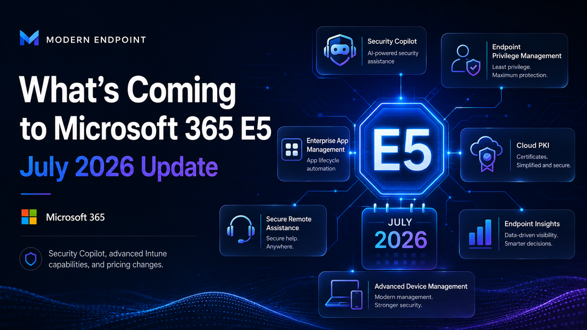 What is coming to Microsoft 365 E5?