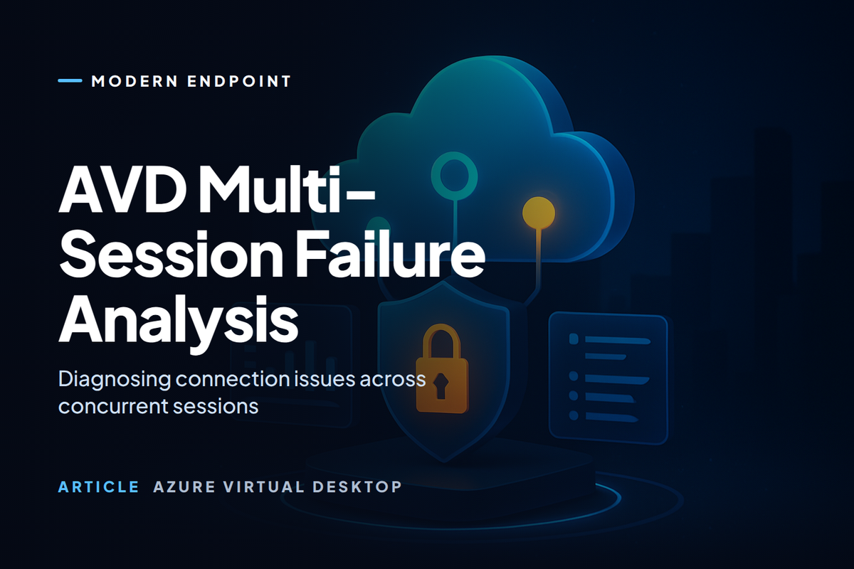 AVD Multi-Session Failure Analysis