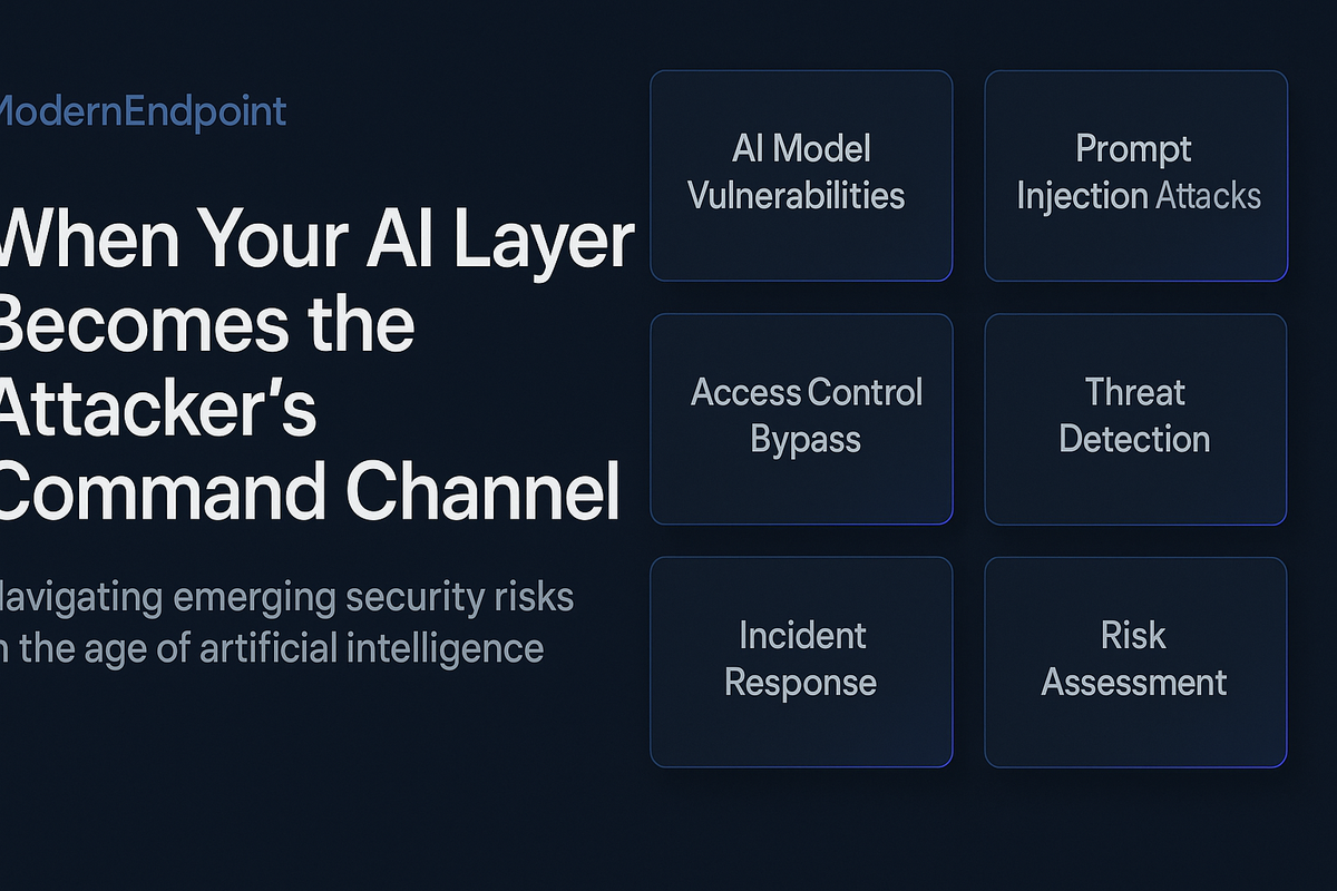 When Your AI Layer Becomes the Attacker's Command Channel