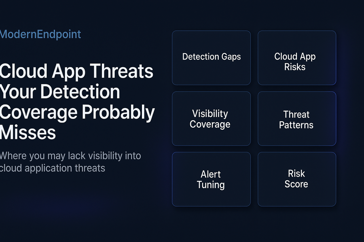 Cloud App Threats Your Detection Coverage Probably Misses