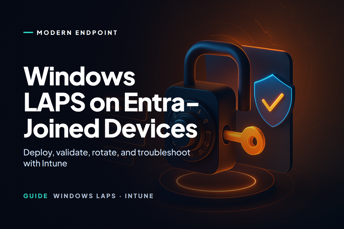 Windows LAPS on Entra-Joined Devices: Policy, Validation, and Troubleshooting with Intune