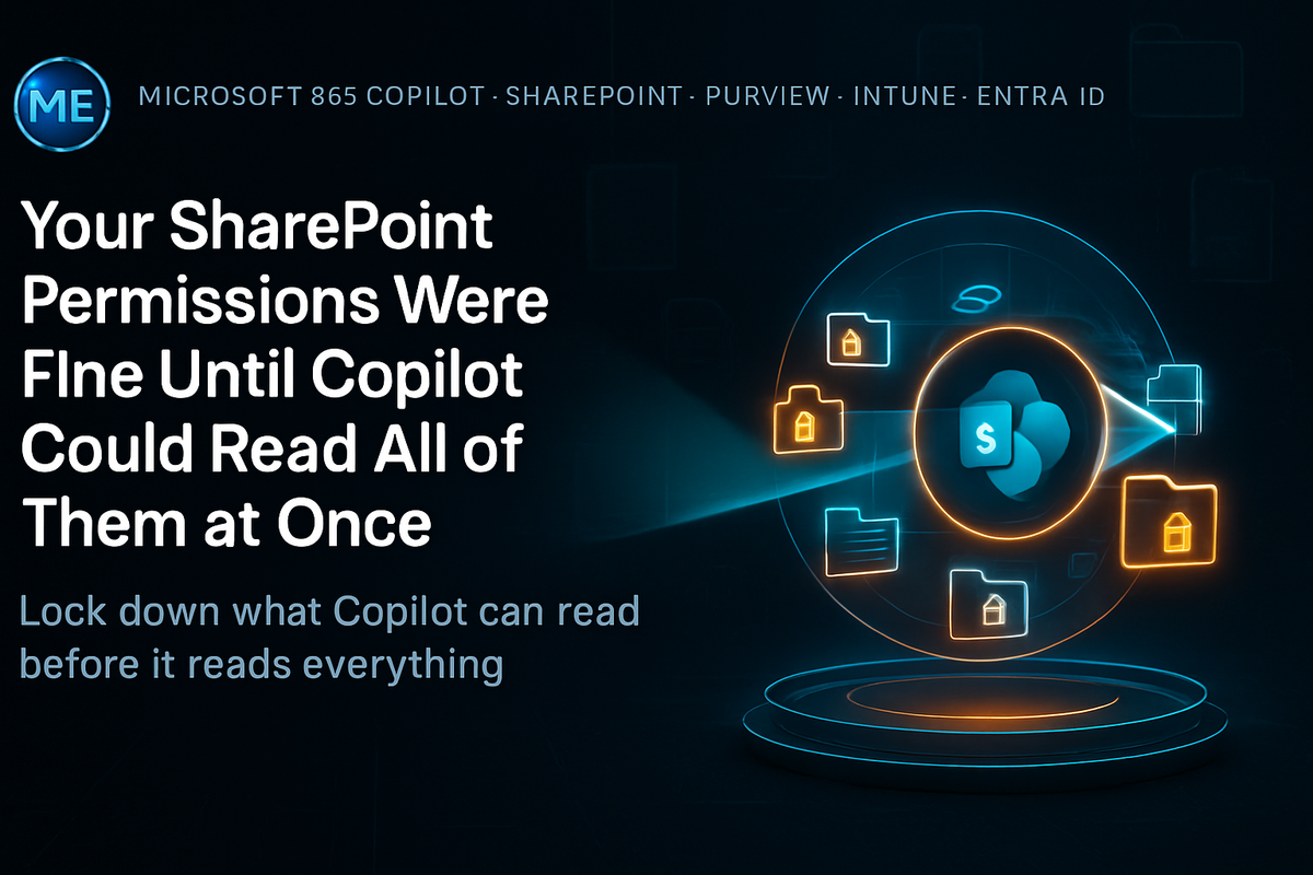 Locking Down Copilot's Reach: Restricted Content Discovery, Agent Governance, and Work-Only Access