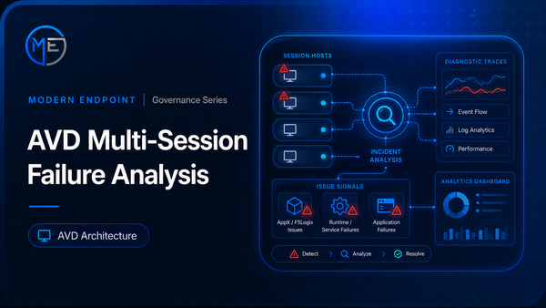 AVD Multi-Session Failure Analysis