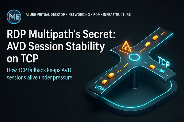 RDP Multipath's Secret: AVD Session Stability on TCP