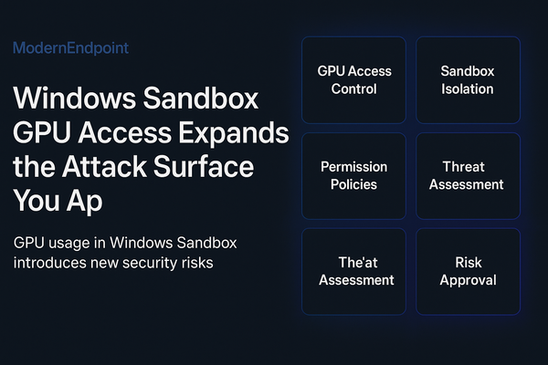 Windows Sandbox GPU Access Expands the Attack Surface You Approved