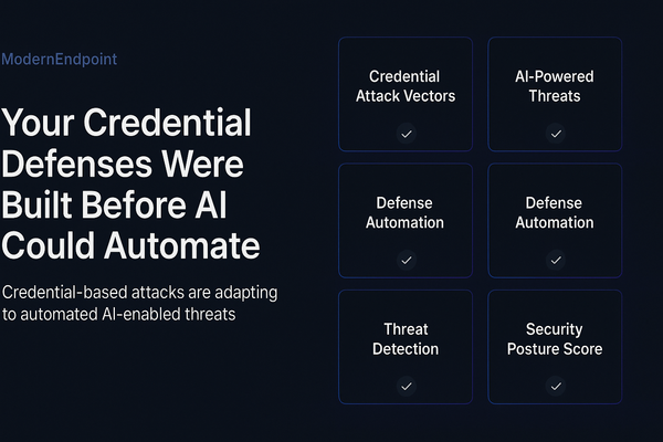 Your Credential Defenses Were Built Before AI Could Automate the Attack