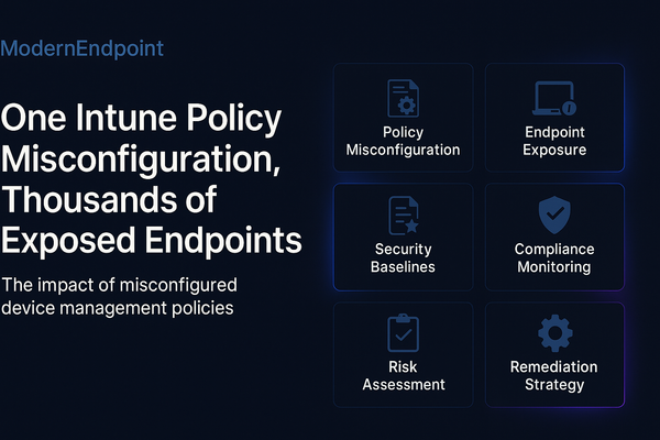 One Intune Policy Misconfiguration, Thousands of Exposed Endpoints