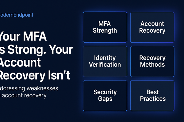 Your MFA Is Strong. Your Account Recovery Isn't.