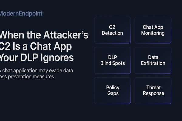 When the Attacker's C2 Is a Chat App Your DLP Ignores