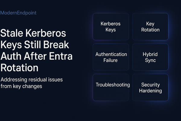 Stale Kerberos Keys Still Break Auth After Entra Rotation