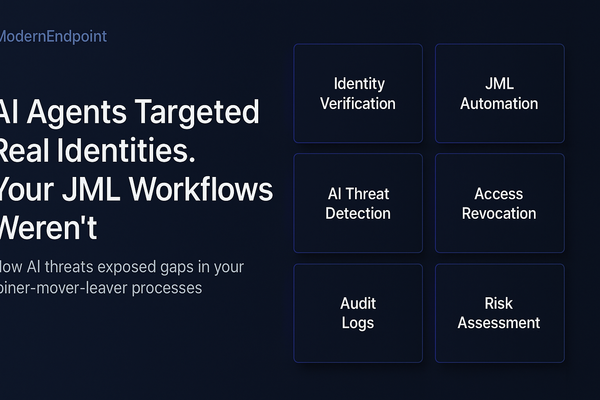 AI Agents Targeted Real Identities. Your JML Workflows Weren't Built for That.