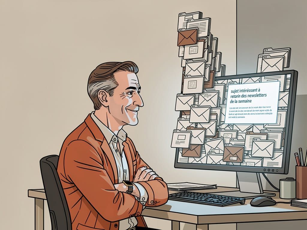 Tu n'as jamais le temps de lire tes newsletters. L'IA en fait ta formation du lundi.