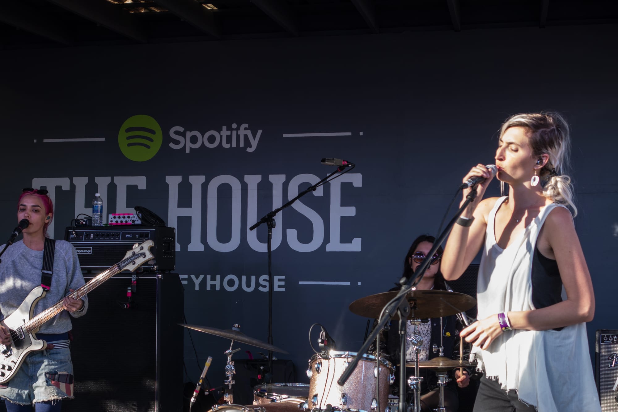 Warpaint at the Spotify House in 2014