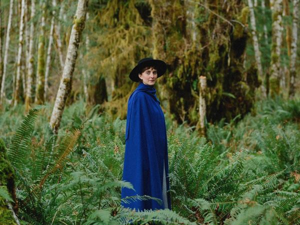 Progressive folk artist Hannah Frances on the Olympic Peninsula, Winter - 2023