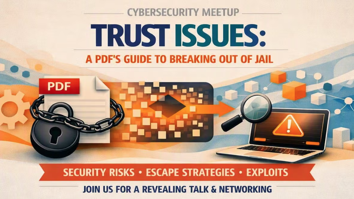 UPCOMING 9/10 - Trust Issues: A PDF’s Guide to Breaking Out of Jail