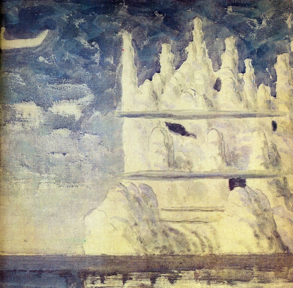 Mikalojus Konstantinas Ciurlionis’ “Journey of the Prince (III),” 1907. WikiArt. Public Domain.