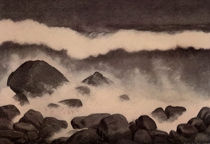 Theodor Severin Kittelsen’s “Boelgen”. WikiArt. Public Domain.