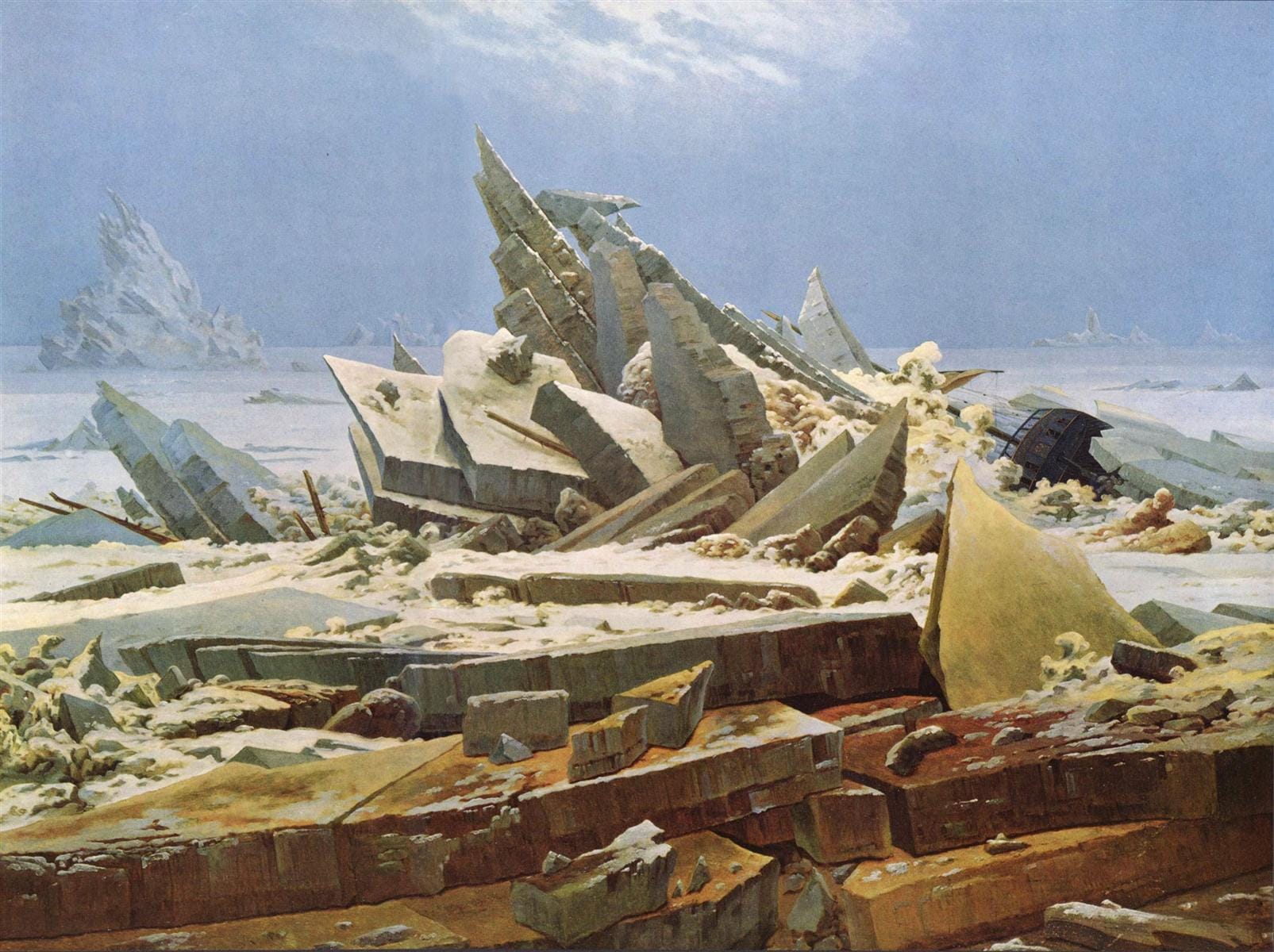 Caspar David Friedrich’s “The Sea of Ice,” 1823 - 1824. WikiArt. Public Domain.