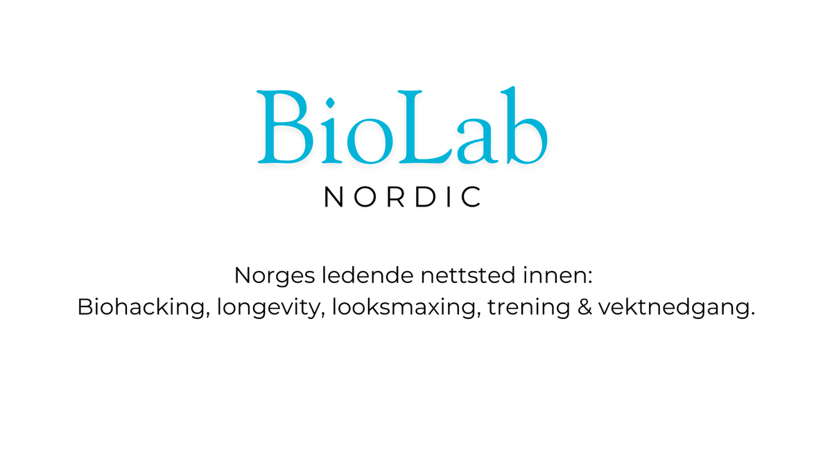BioLab Nordic - Norges ledende nettsted innen: Biohacking, longevity, looksmaxing, trening og vektreduksjonektnedgang.