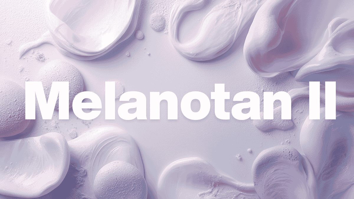 Melanotan 2 vist som illustrasjon.