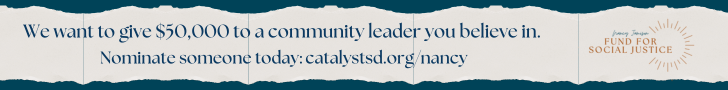 An ad to nominate someone for a social justice award of $50,000.