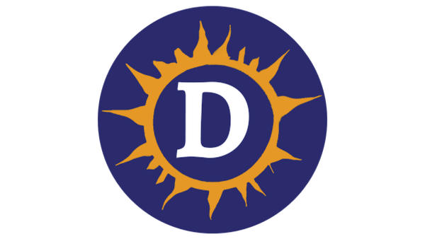 the Daylight San Diego mini logo (a blue circle with a yellow sun and a white D at the center)