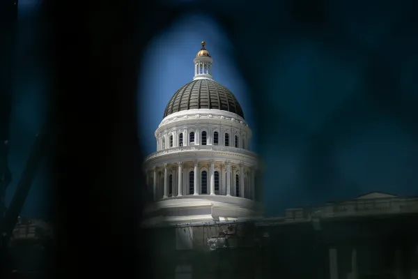 The state Capitol building