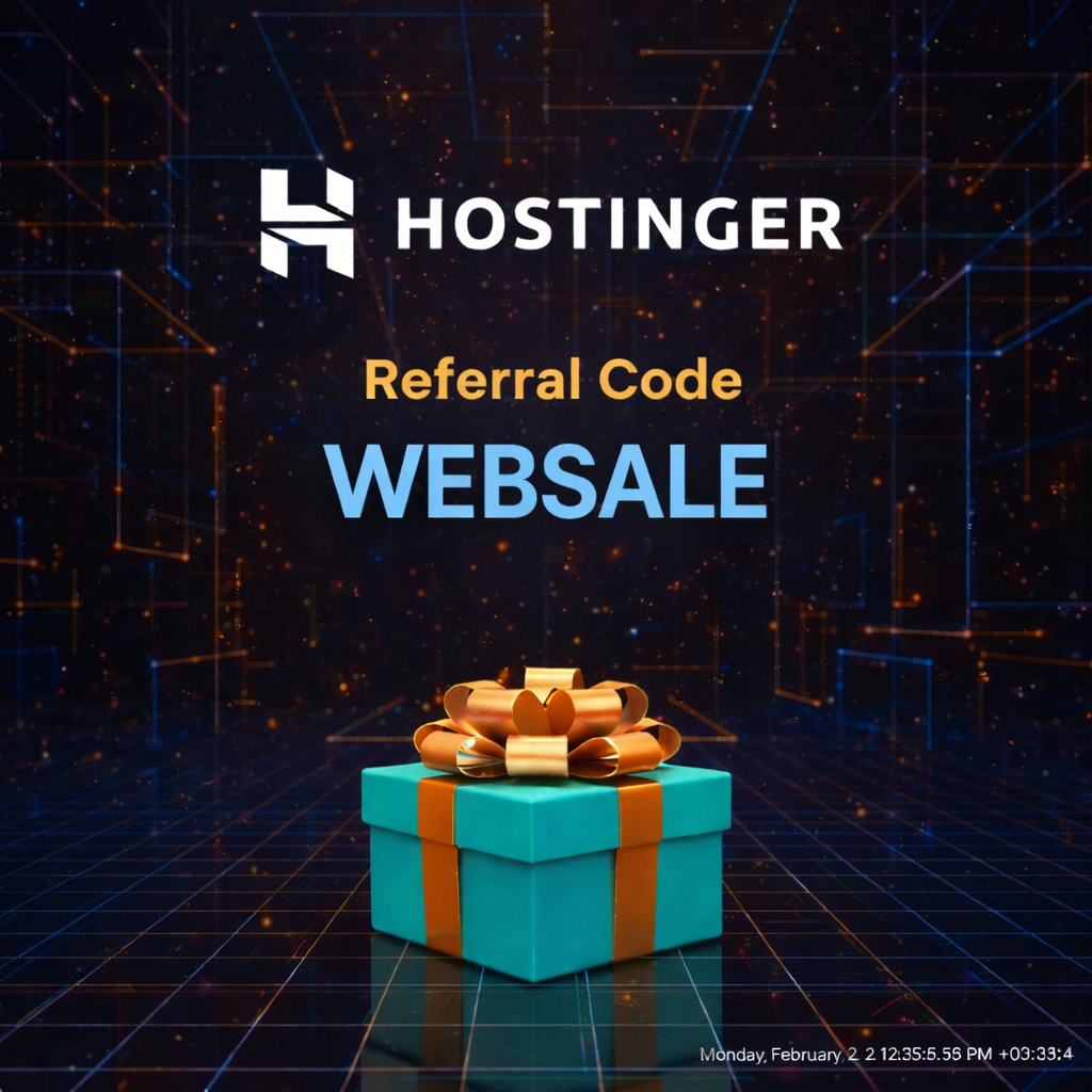Hostinger Referral Code: “WEBSALE” – (A Flexible Hosting Experience)