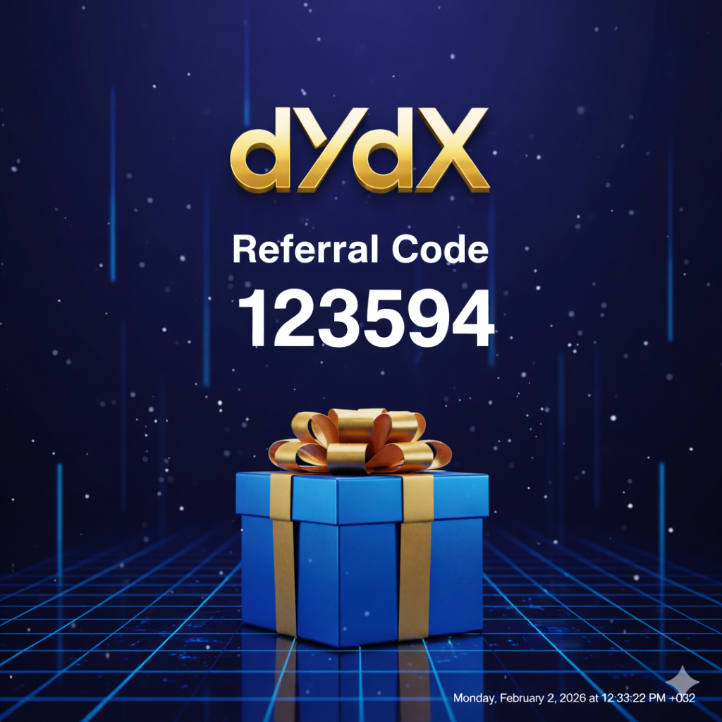 dYdX Referral Code: “123594” – (A Flexible Trading Experience)