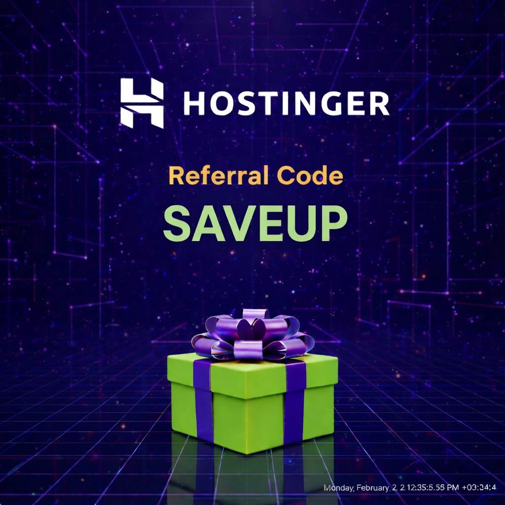 Hostinger Referral Code: “SAVEUP” – (A Flexible Digital Experience)