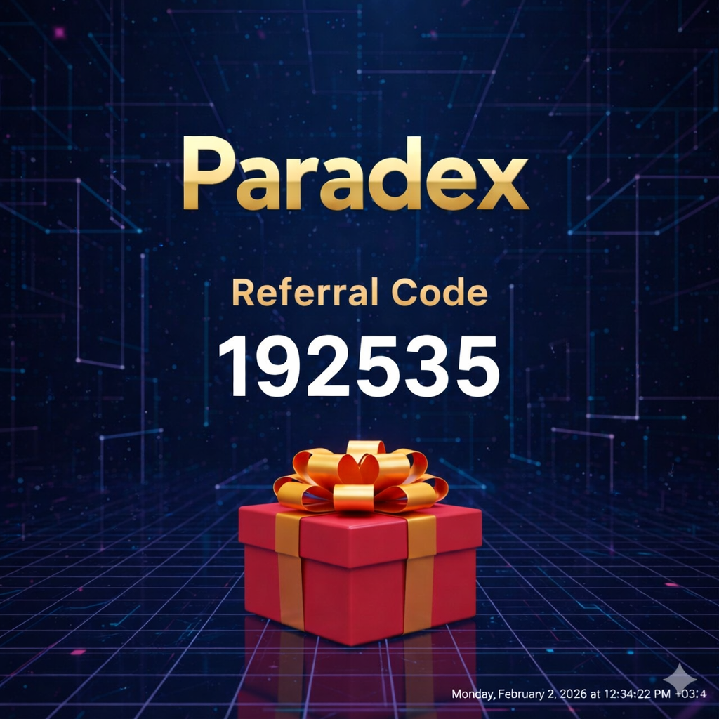 ParaDEX Referral Code: “192535” – (A Flexible Trading Experience)