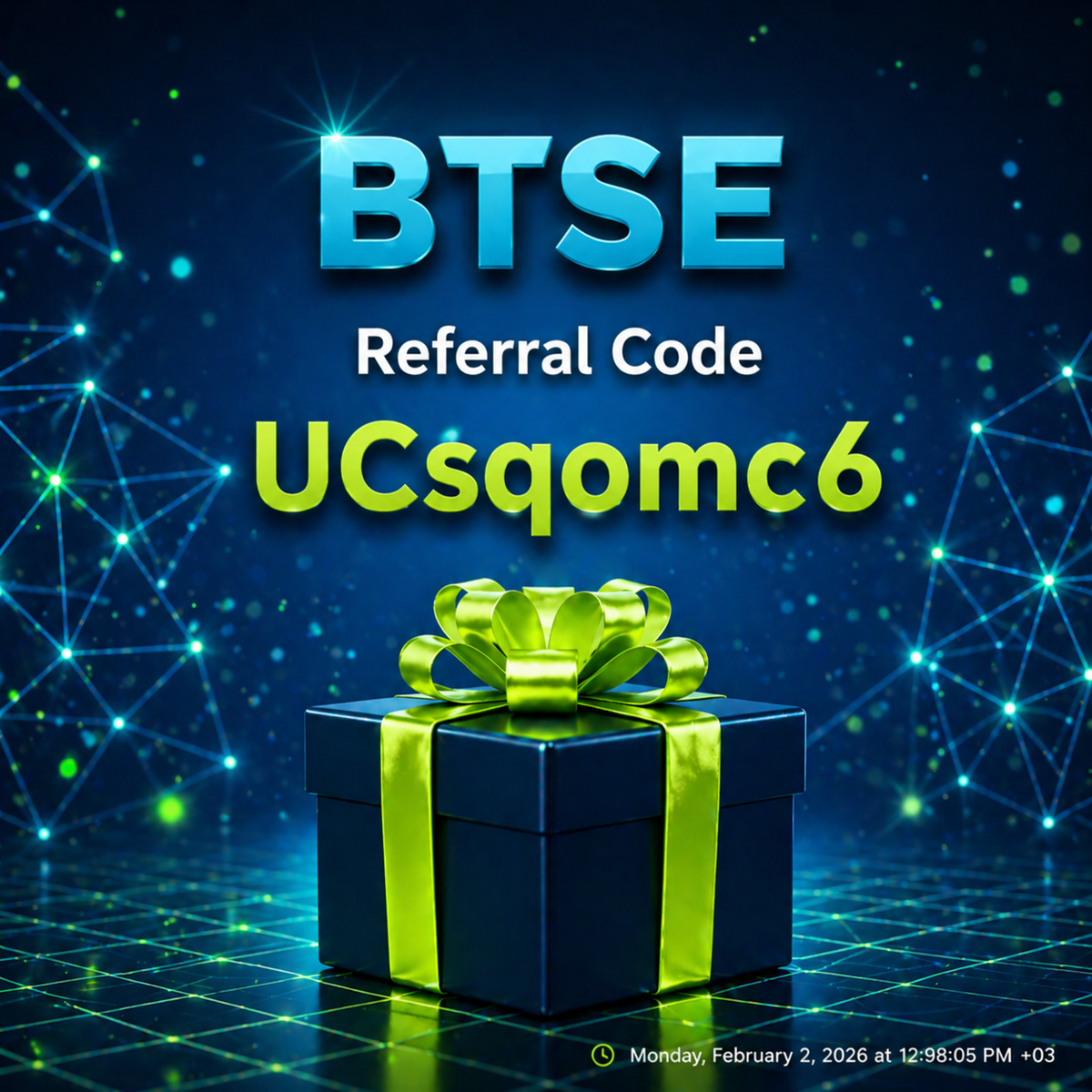 BTSE Referral Code: “UCsqomc6” – Bonus Up to 25,000 USDT