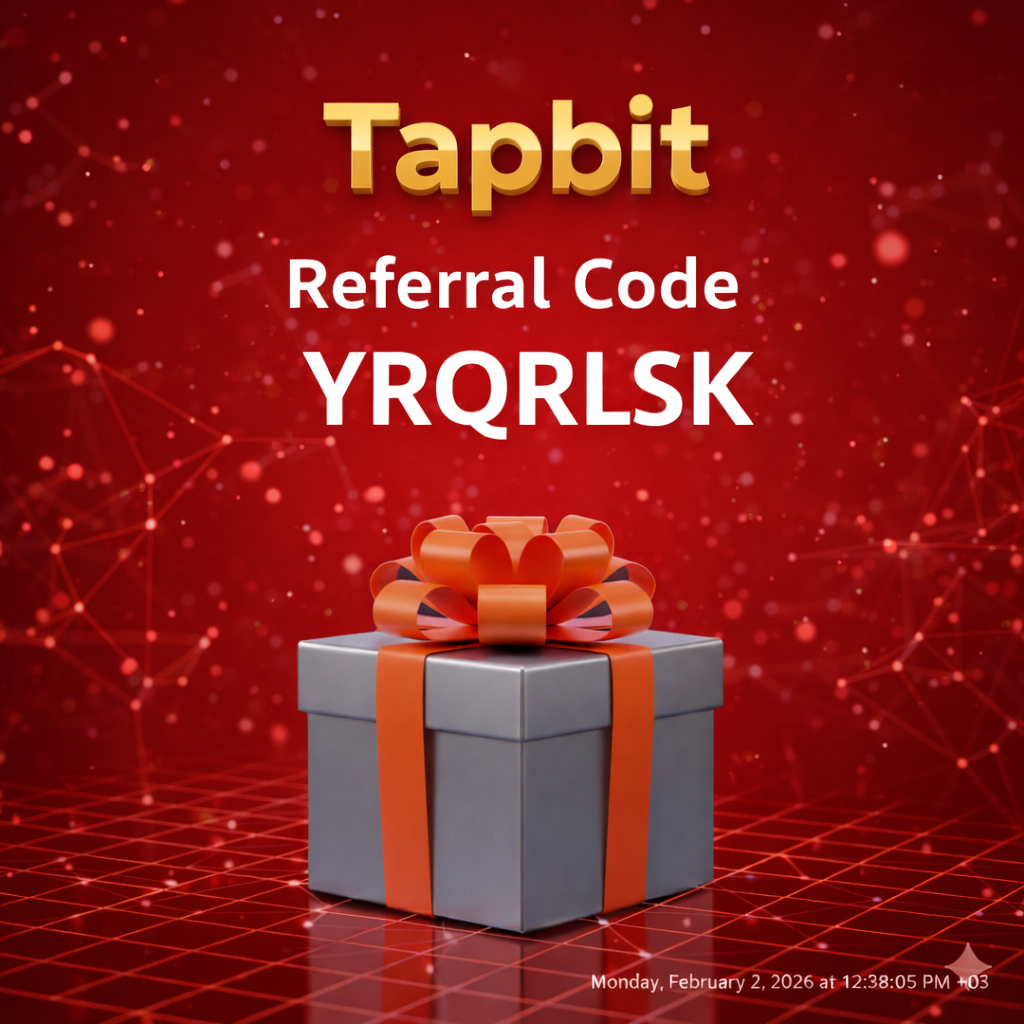 Tapbit Referral Code: “YRQRLSK” – Bonus Up to 20,000 USDT (40% Fee Discount)