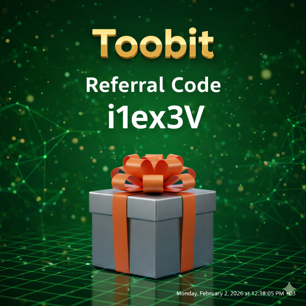 Toobit Referral Code: “i1ex3V” – Bonus Up to 20,000 USDT (40% Fee Discount)