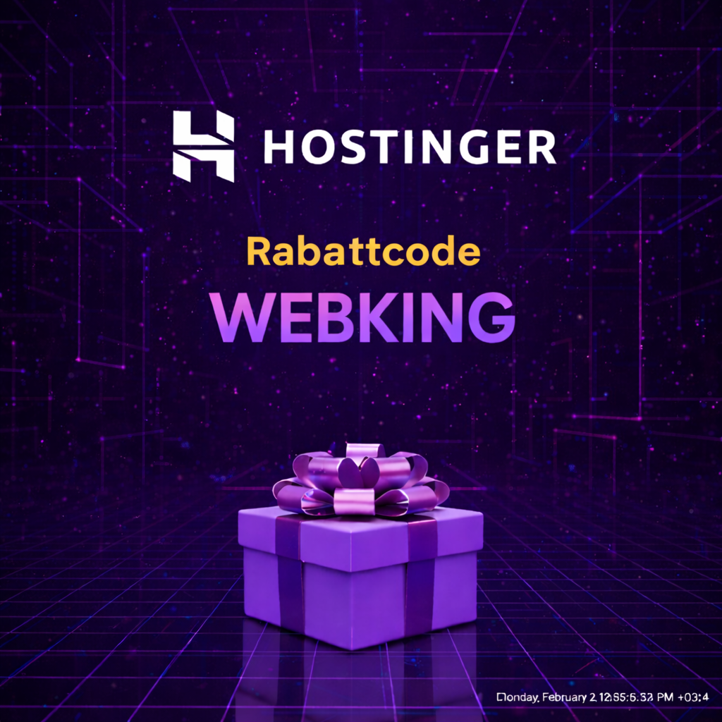 Hostinger OpenClaw Rabattcode "WEBKING"
